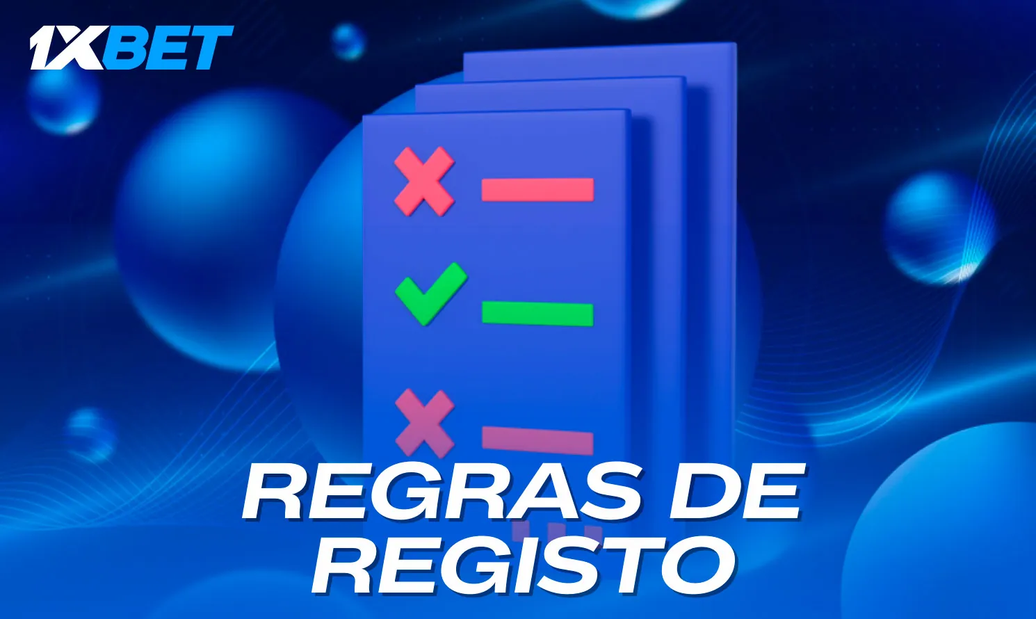 1xBet tem suas pr&oacute;prias regras de registro